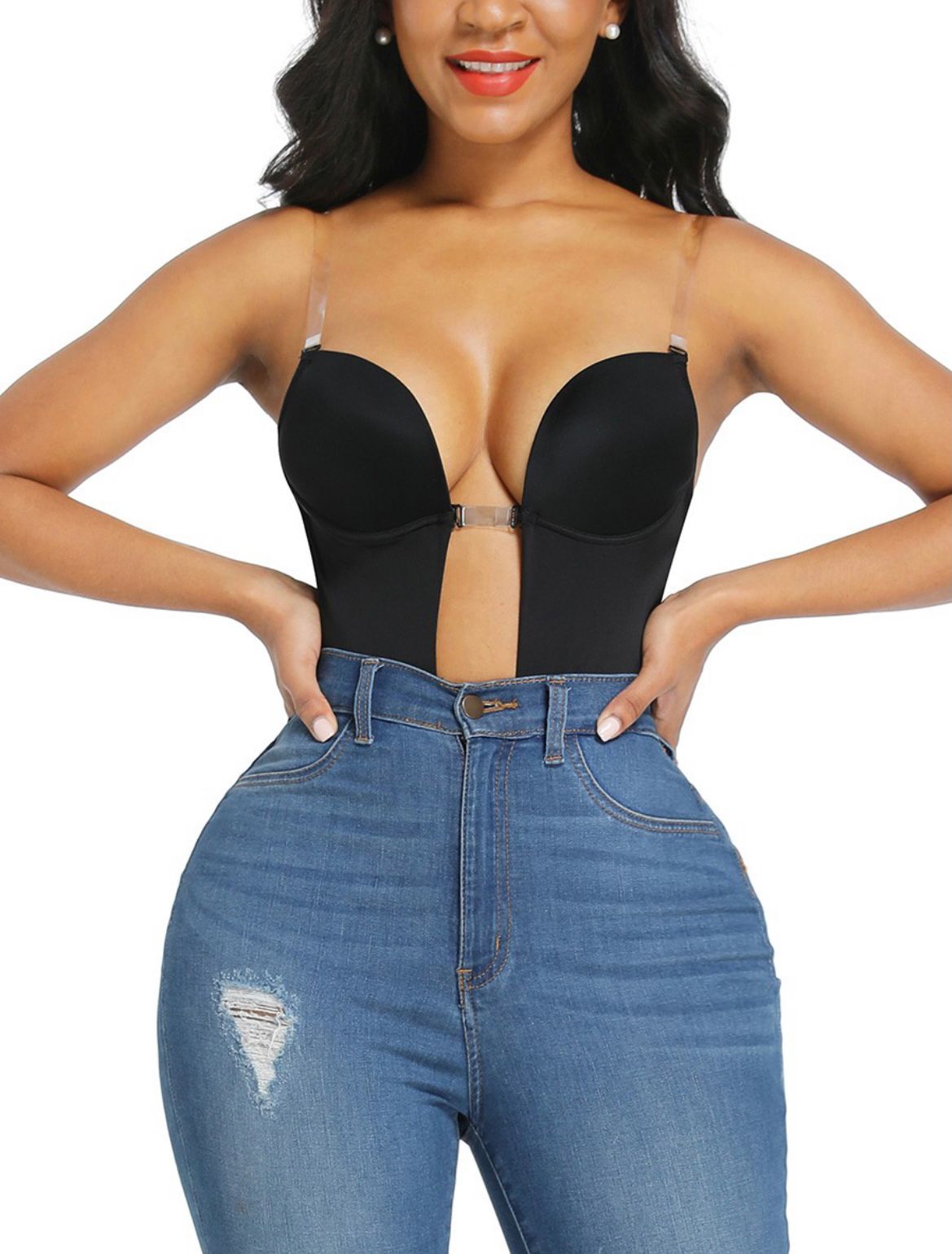 0260 Open back push up bra – Ferall store