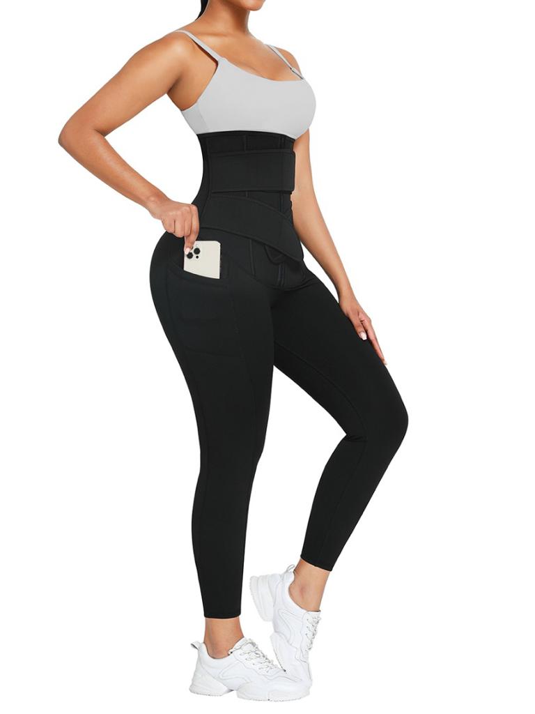 M] Maidenform tummy control yoga pants seluar yoga low impact sports  瑜伽裤颜色黑色