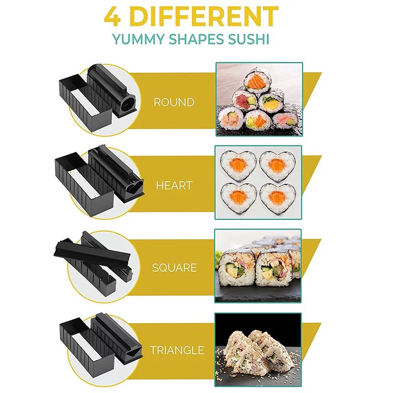 Kit pour faire des sushis 12 pieces - Kit pour faire des sushis (12 pièces), VavaBid